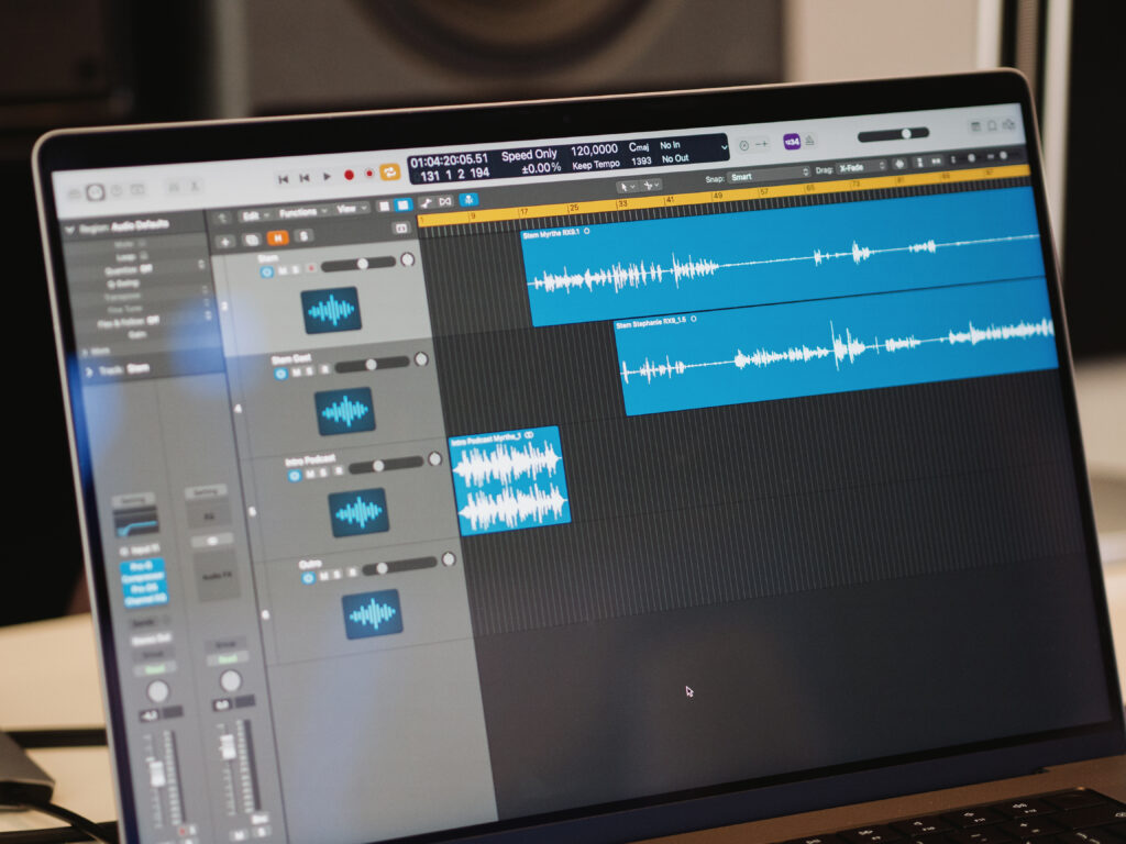 Podcast bewerking in Logic Pro X